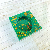 “Green Ranger” Green COLORED COASTER/CANDLE HOLDER/ASHTRAY