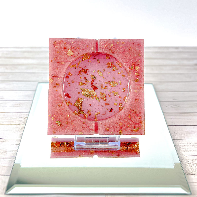 “OMG Im Blushing” Pink COLORED COASTER/CANDLE HOLDER/ASHTRAY