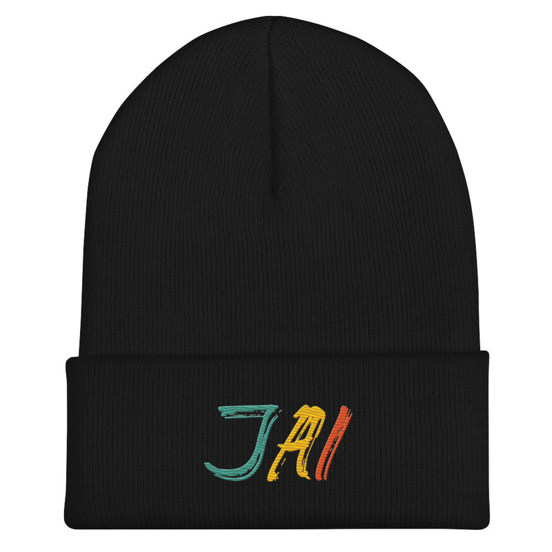 Black Just Apply Intelligence Original Beanie Hat