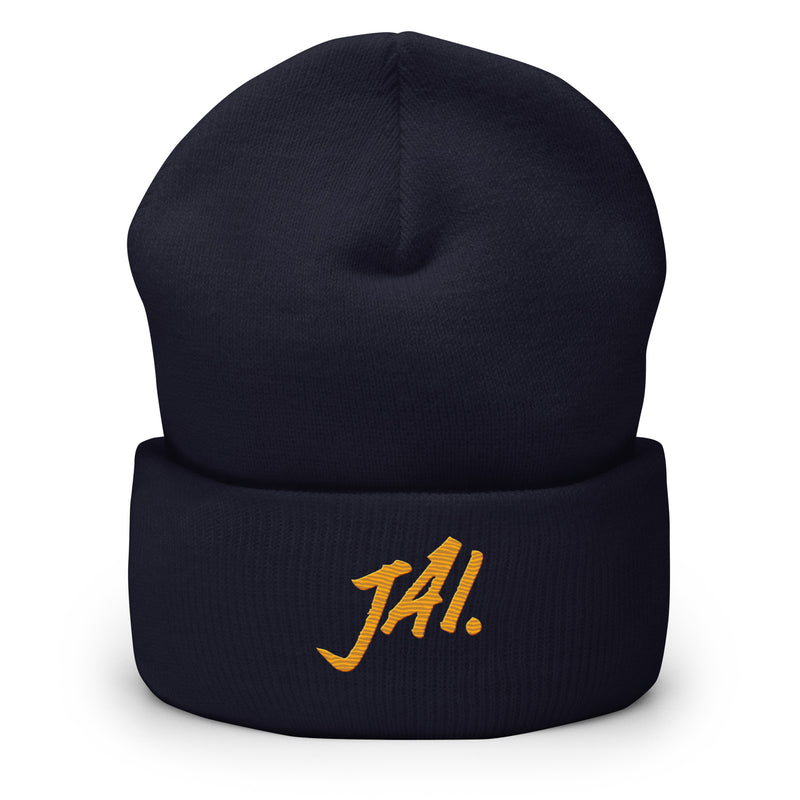 Navy Blue JAI Beanie Hat