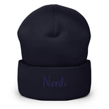 Navy Blue Nerd Beanie Hat