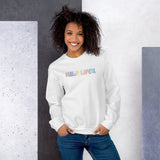 Self Love White Sweatshirt