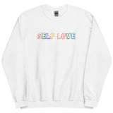 Self Love White Sweatshirt