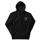 Embroidered Black Good Vibes Only Hoodie