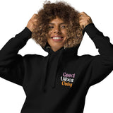 Embroidered Black Good Vibes Only Hoodie