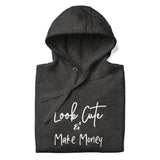 Look Cute & Make Money Charcoal Hoodie