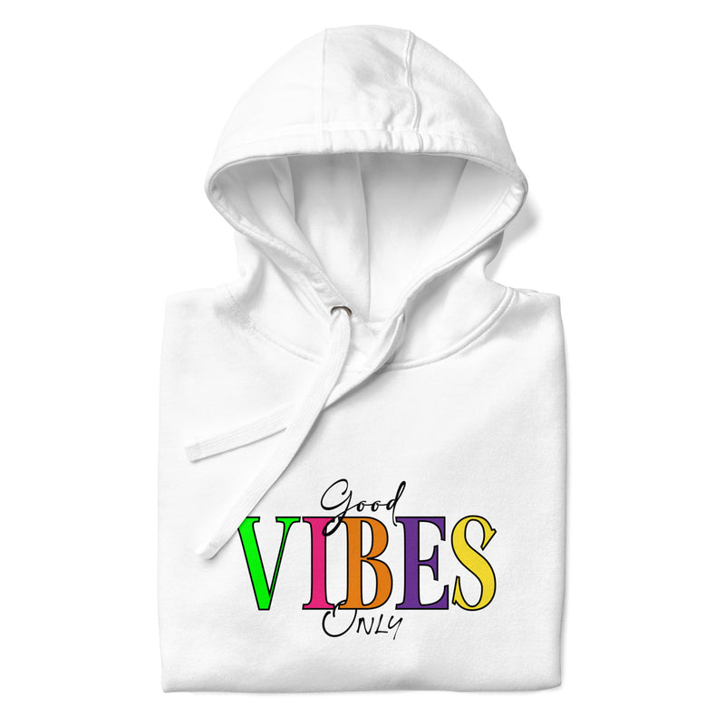 Good Vibes Only White Hoodie