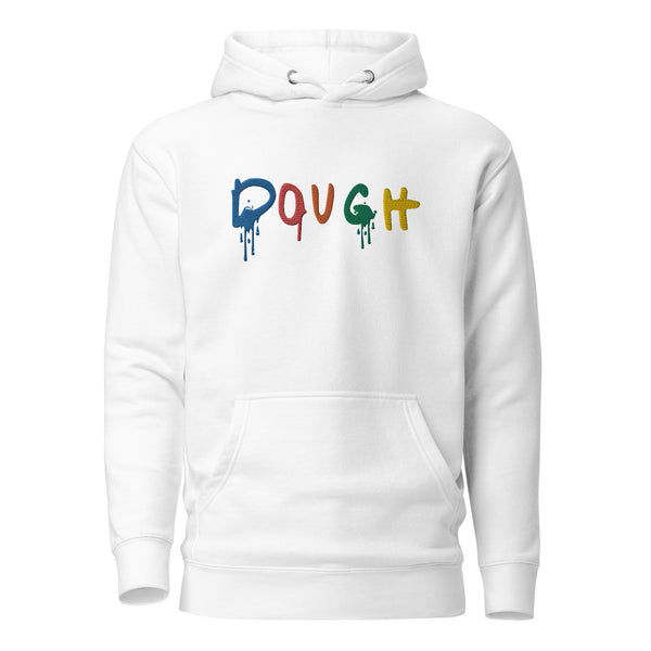 Embroidered Dough White Hoodie