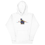 Embroidered LA City White Hoodie