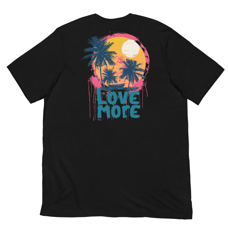 More Love Black T Shirt