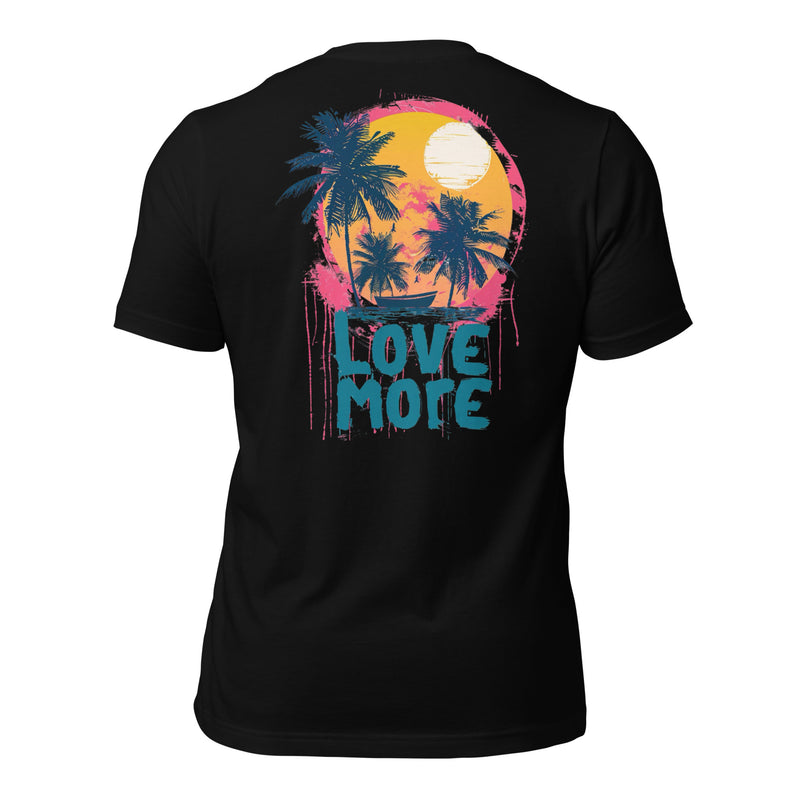 More Love Black T Shirt