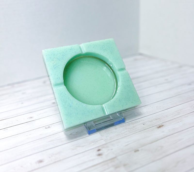 "Minty Fresh" Mint Colored Coaster/Candle Holder/Ashtray