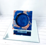 "Best of Both Worlds" Multi Colored Coaster/Candle Holder/Ashtray