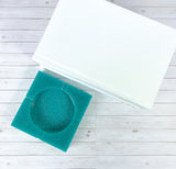 "Teal or no Teal" Teal Colored Coaster/Candle Holder/Ashtray