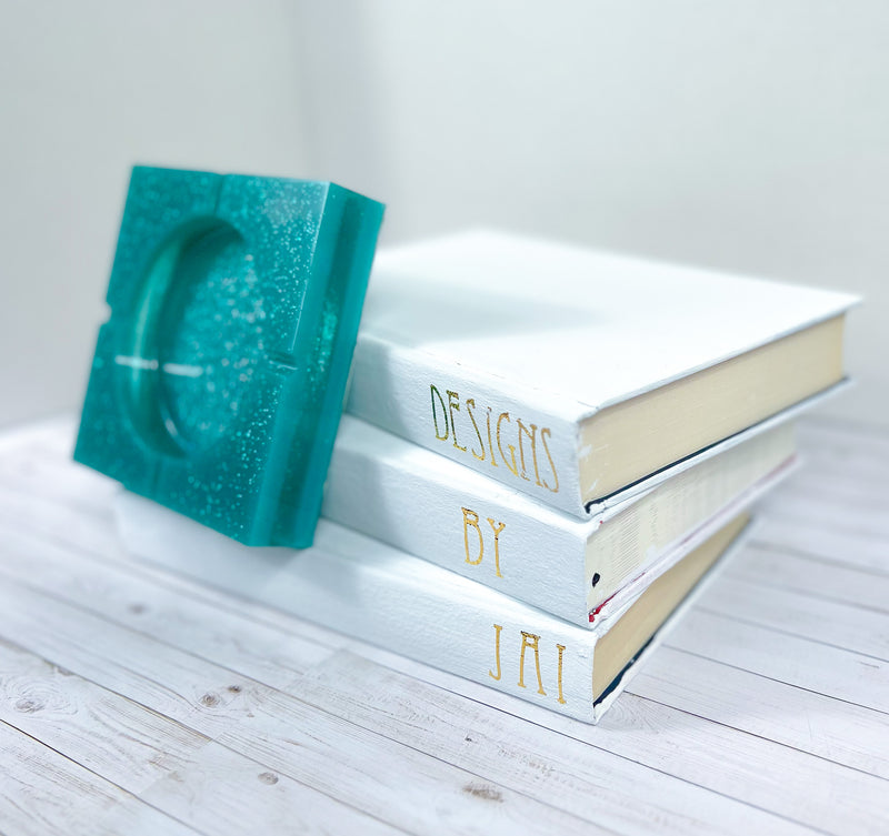 "Teal or no Teal" Teal Colored Coaster/Candle Holder/Ashtray