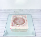 "Will You Be Mine" Light Pink Colored Coaster/Candle Holder/Ashtray