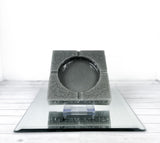 "Rockstar Lifestyle" Stone Grey Colored Coaster/Candle Holder/Ashtray