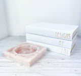 "Will You Be Mine" Light Pink Colored Coaster/Candle Holder/Ashtray