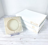 Cream & Sugar Anyone? Cream Colored Coaster/Candle Holder/Ashtray