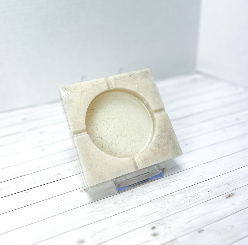 Cream & Sugar Anyone? Cream Colored Coaster/Candle Holder/Ashtray