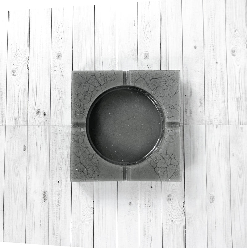 "Rockstar Lifestyle" Stone Grey Colored Coaster/Candle Holder/Ashtray